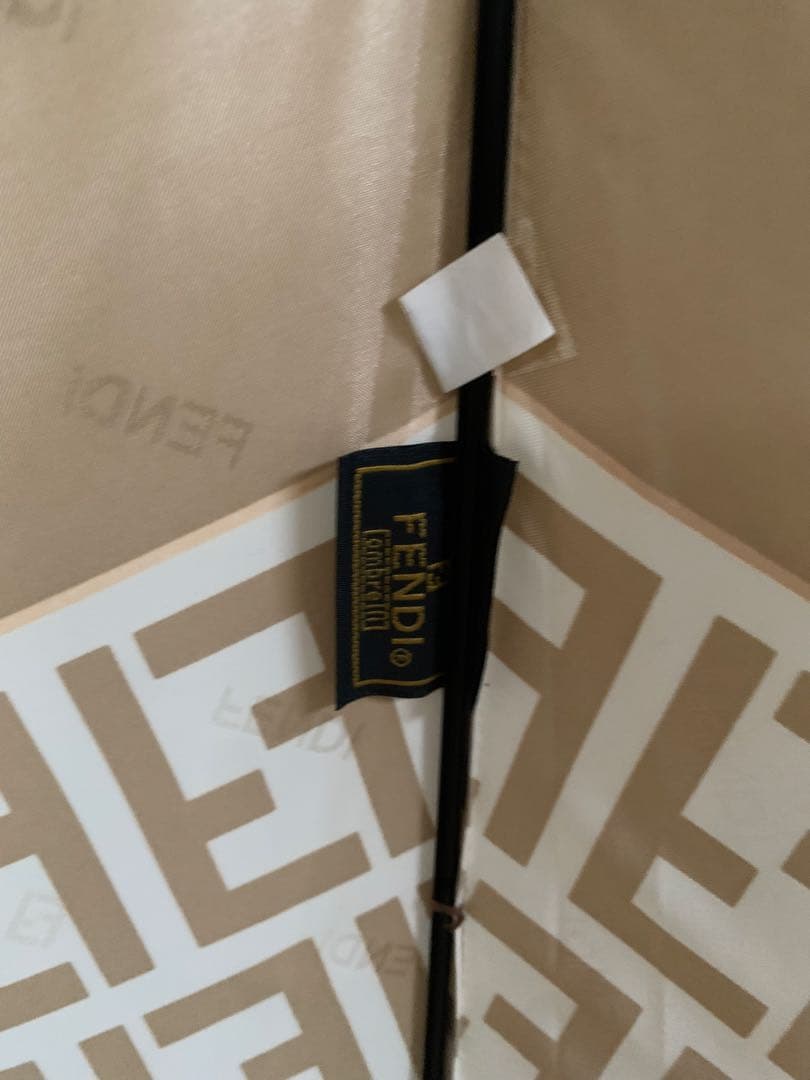 FENDI 長傘　フェンディ　傘　ベージュ
