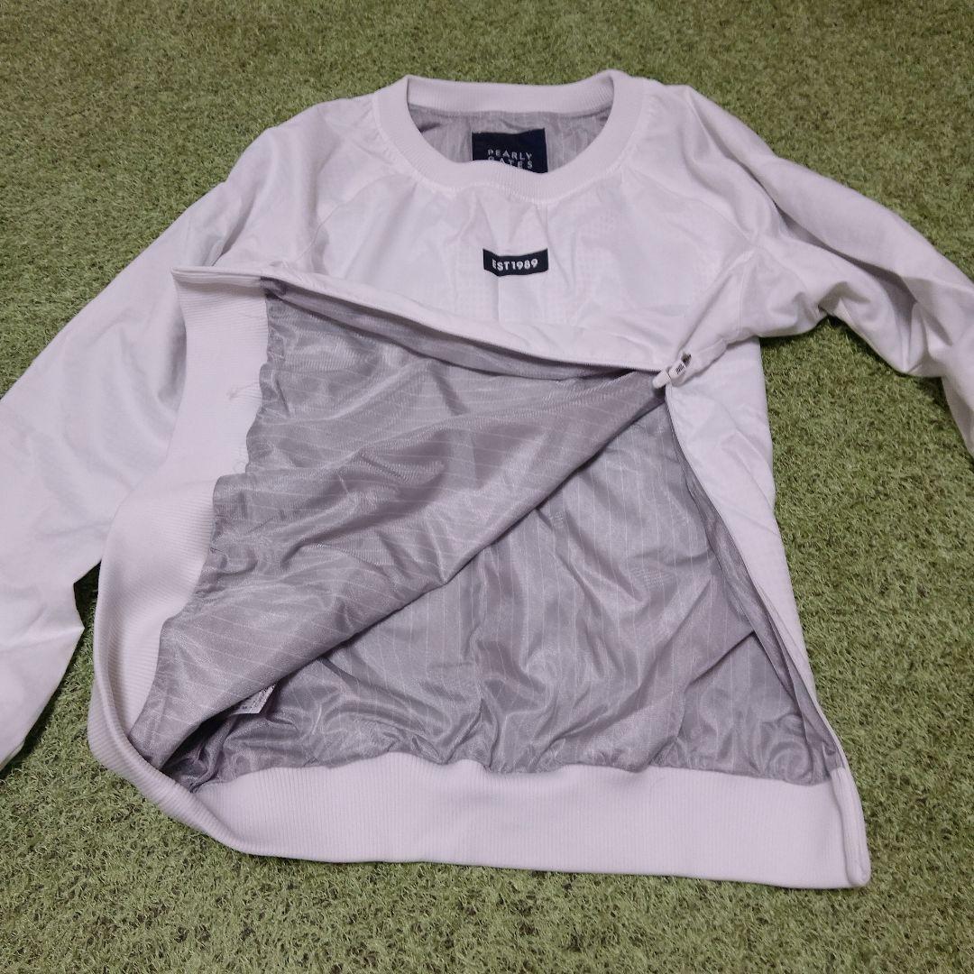 パーリーゲイツ　スニードジャック　蓄熱　ホワイト　マイクロシャドーチェック