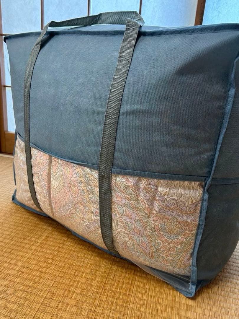 ほぼ未使用◇大阪西川＊羽毛掛け布団 ◇シングルロング