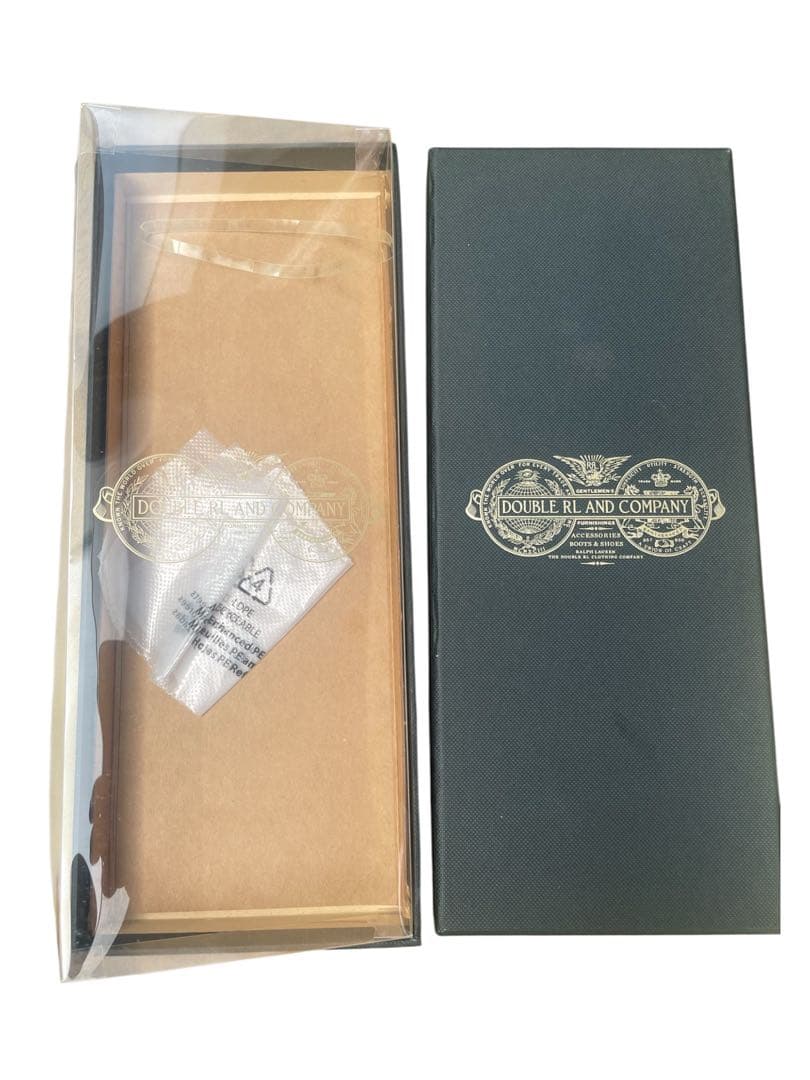 DOUBLE RL & CO. ブラックサスペンダー