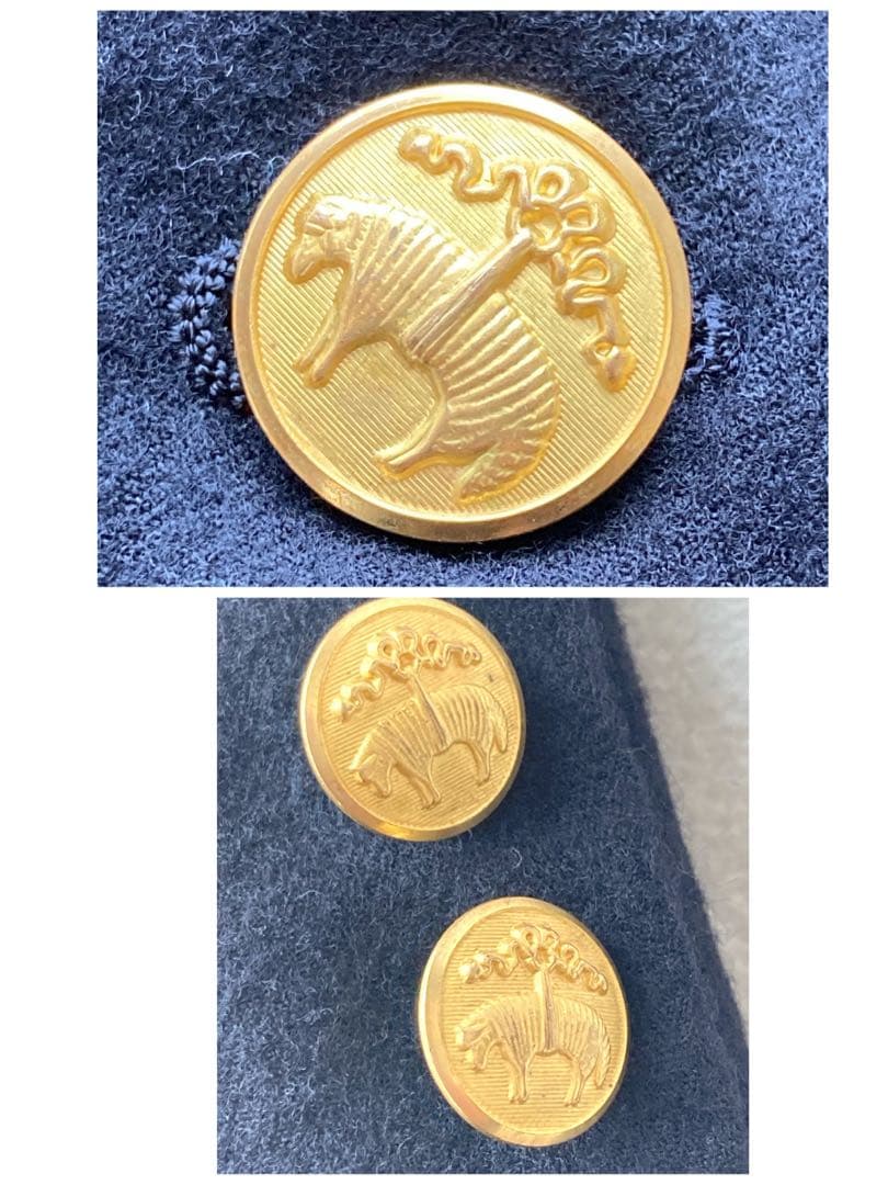 アイ・ジュンヤワタナベ×ブルックスブラザーズ　ウール縮絨　紺ブレ　ネイビー　S