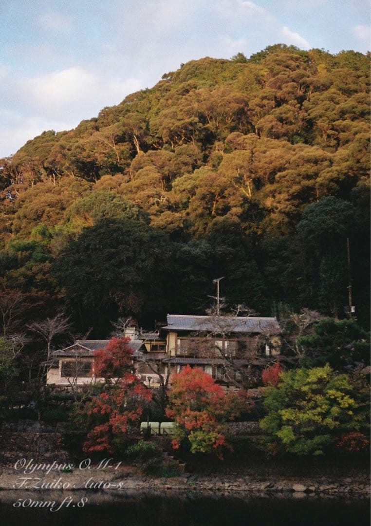 ★完動品＊美品＊初期保証付★OLYMPUS OM-1／f1.8レンズ★本革外装！