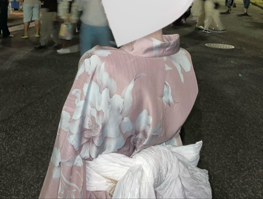 匿名配送 sugar 三上悠亜 くすみピンク牡丹 浴衣【4点セット】