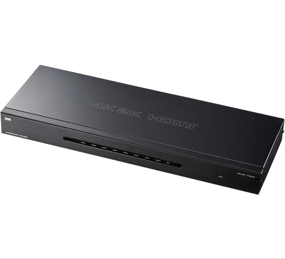 4K 2K HDMI分配器 8ポート ブラック