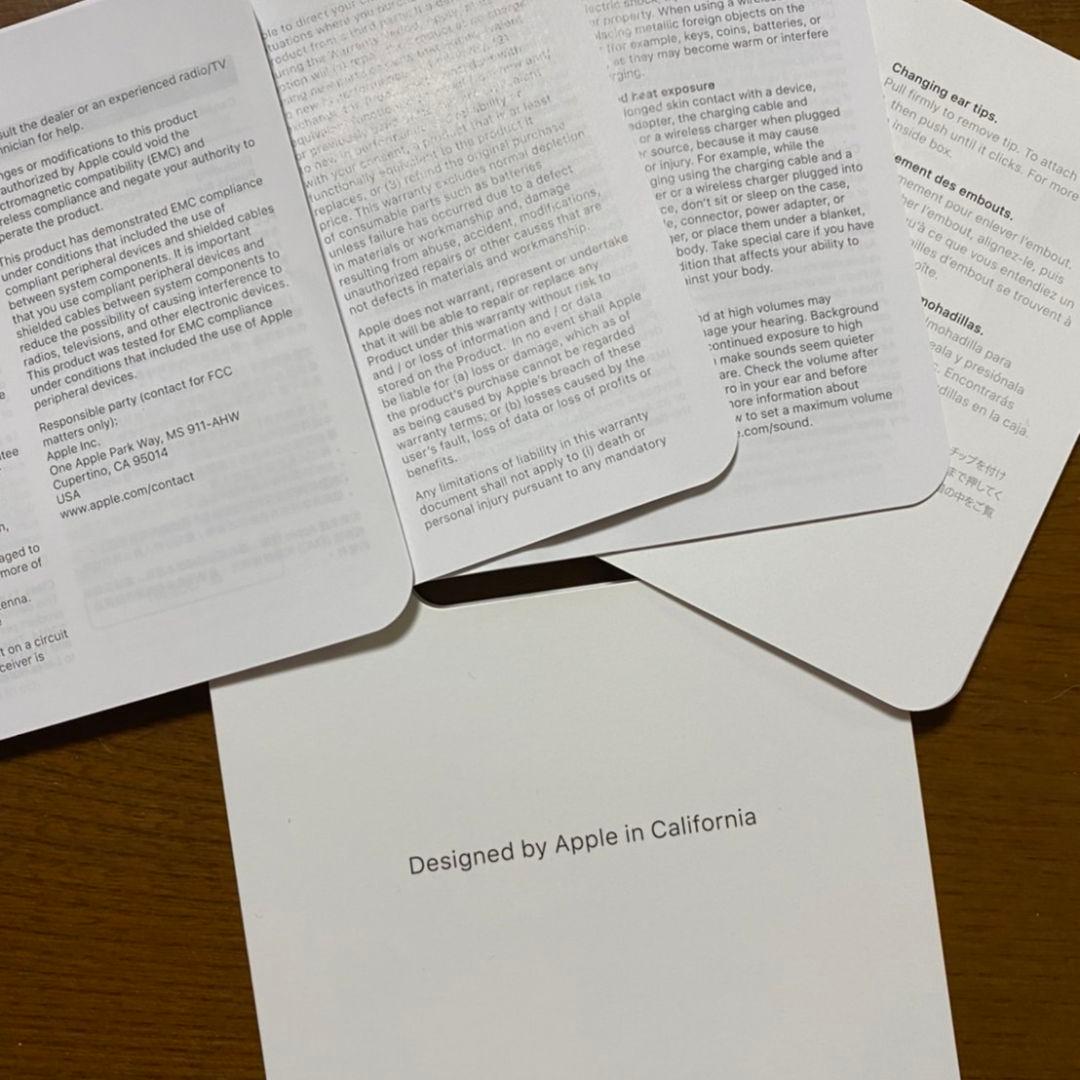 AirPoodspro 両耳のみ