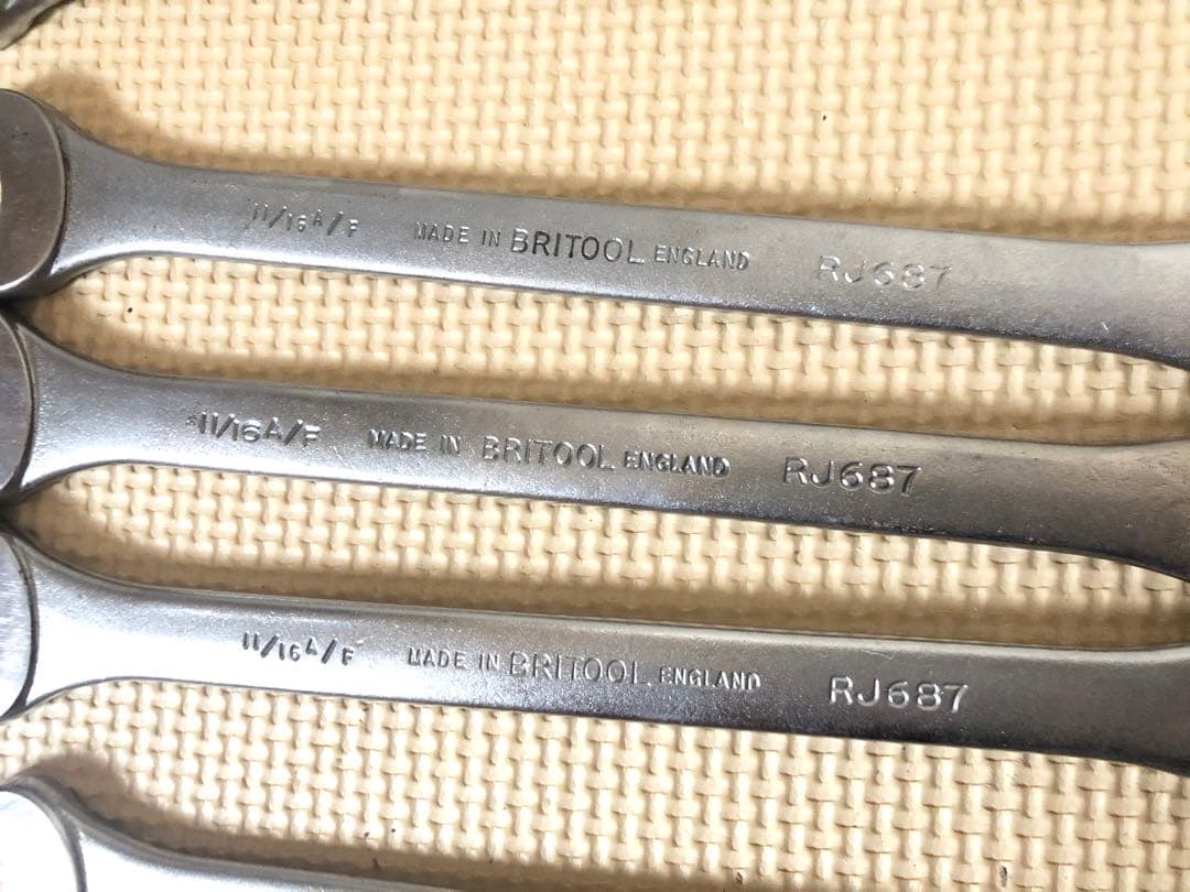 BRITOOL ENGLAND製 レンチ セット まとめ⑲