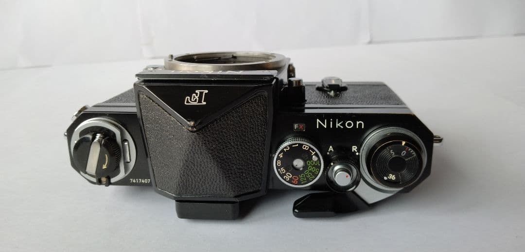 NIKON ニューF 741万台ブラック　黒　F36モードラ対応ボディ