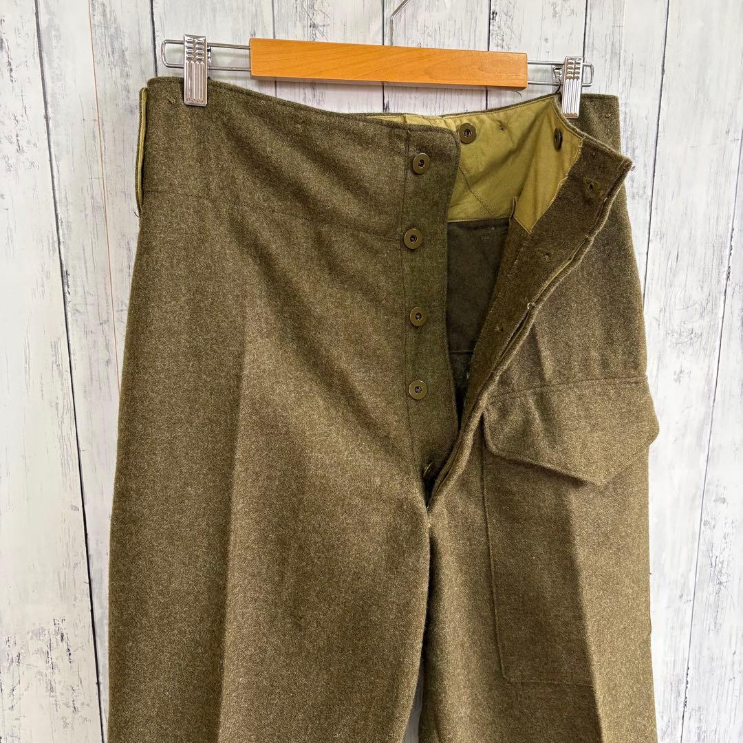 50s カナダ軍 ウールパンツ コンバットパンツ ミリタリーパンツ スラックス