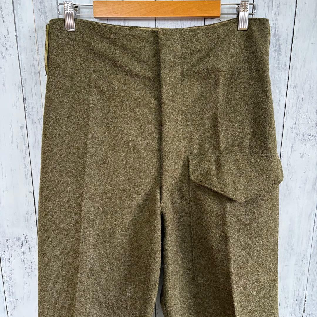 50s カナダ軍 ウールパンツ コンバットパンツ ミリタリーパンツ スラックス