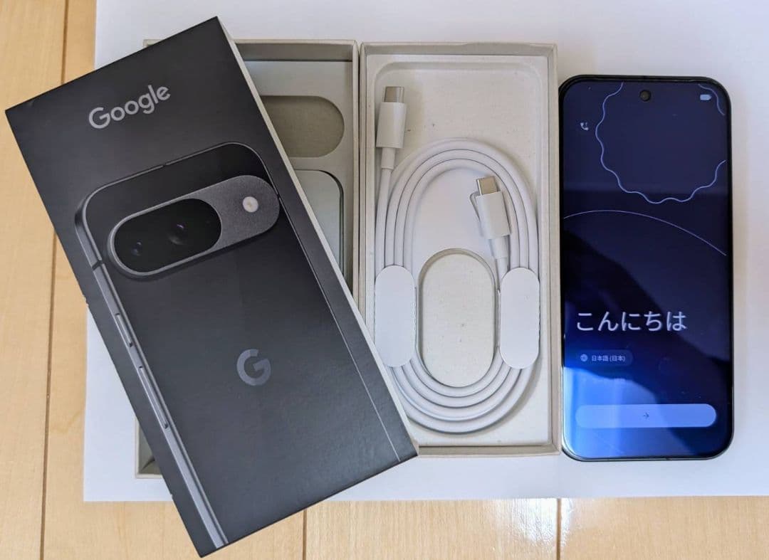 【美品】Google pixel 9 128GB obsidian SIMフリー