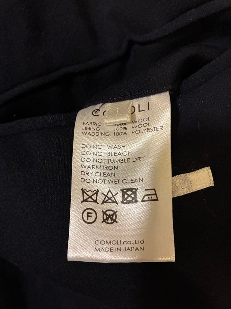 COMOLI コモリ ウール中綿ダッフルコート size1