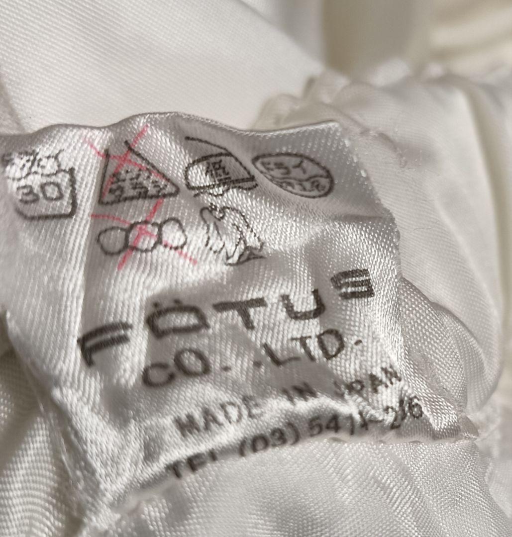 フェトウス　FOTUS　古着ヴィンテージ　　ホワイトサテン　スウェットパンツ