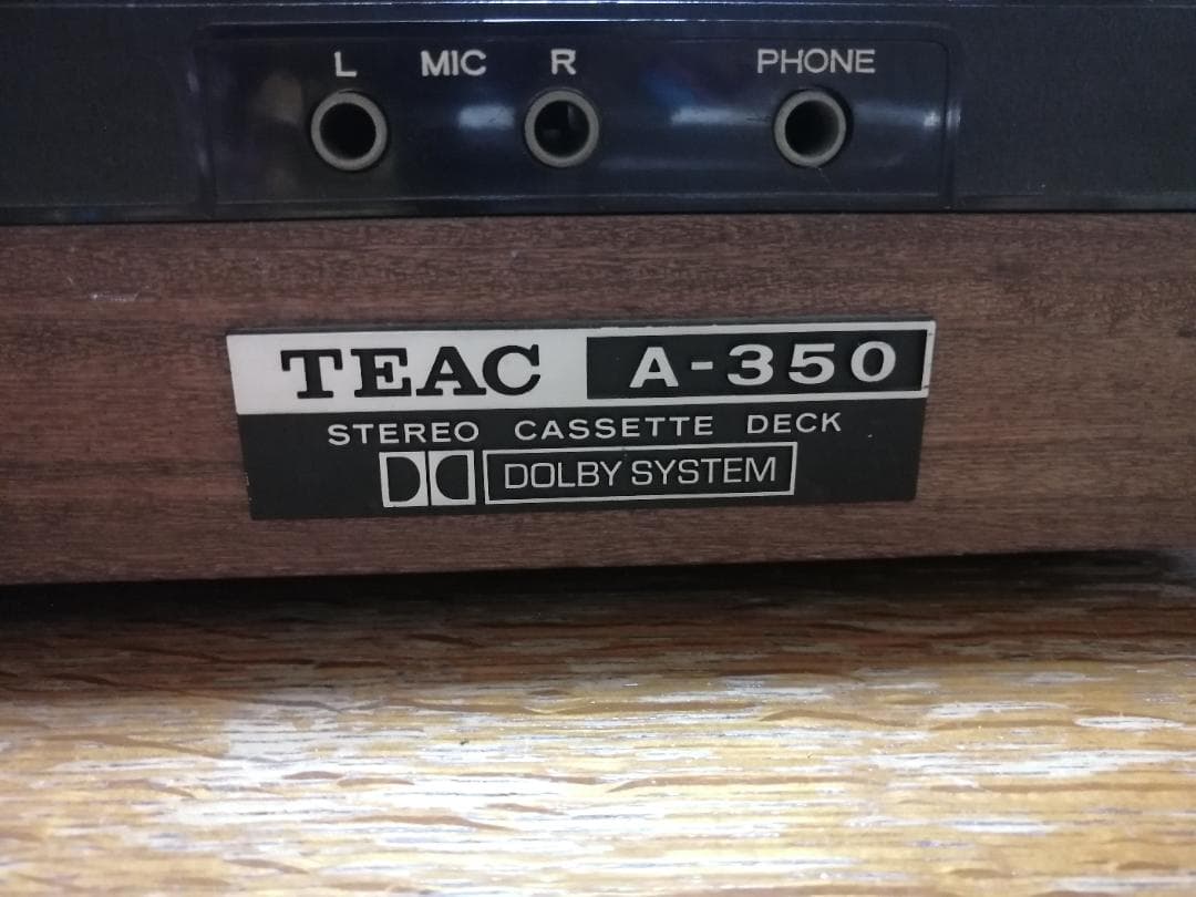 TEAC A-350 カセットレコーダー