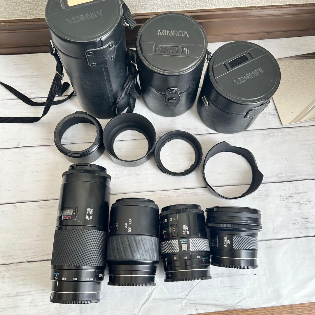 MINOLTA ミノルタ　フィルムカメラ　レンズ　ストロボ まとめ