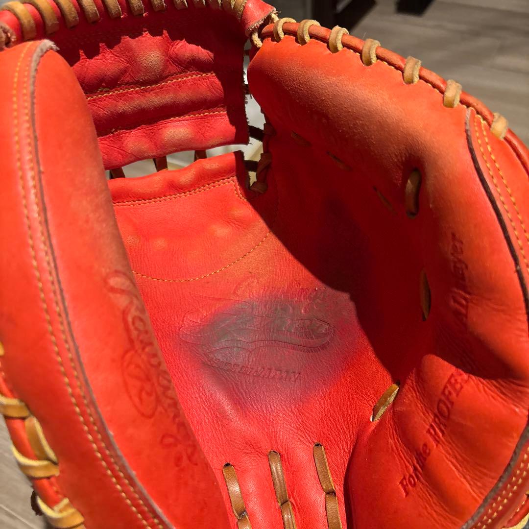 Rawlings 硬式グローブ オレンジ