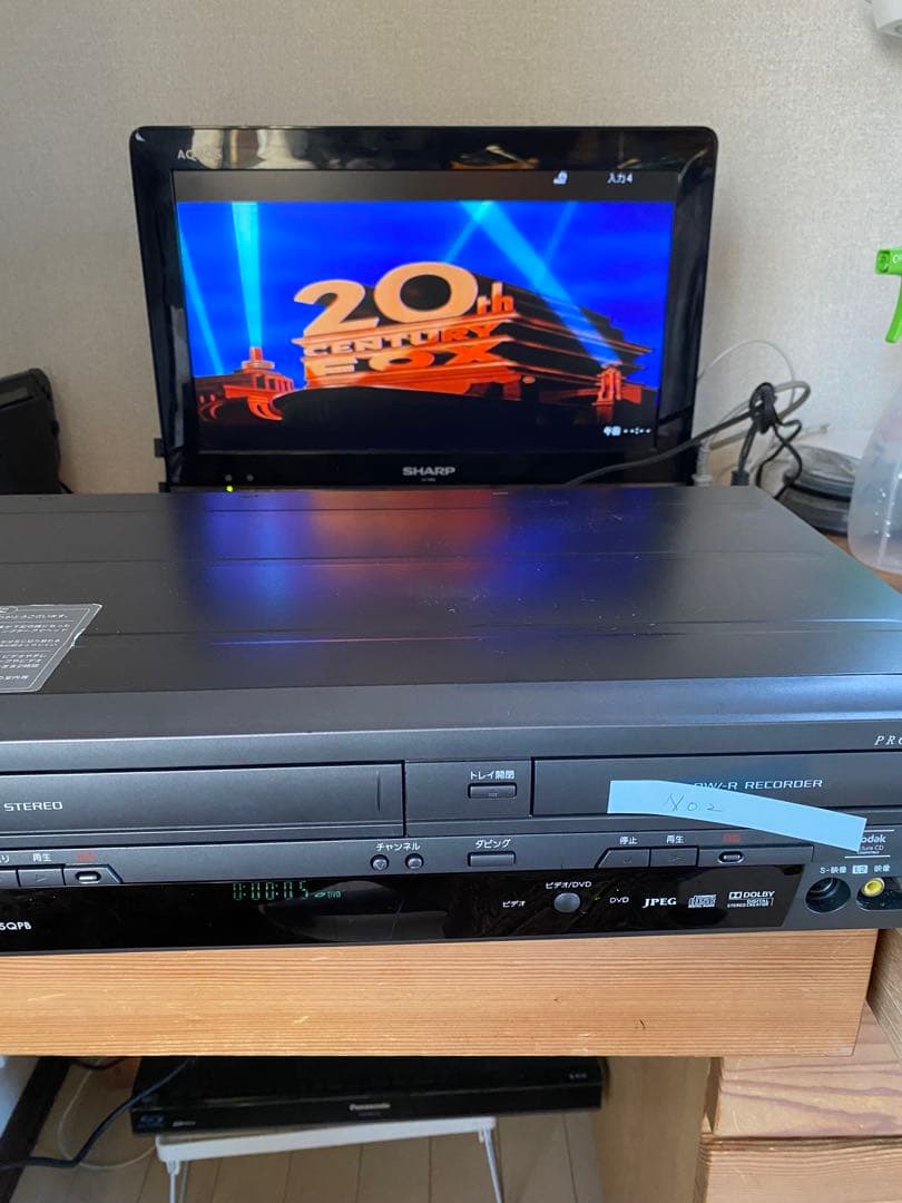 竹*ツ様 ジャンク　 DXアンテナ　DXR160V 2台　DVD VHS レコー