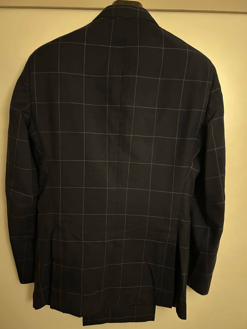 【最終値下】スーツ フォックスブラザーズ ネイビー ウィンドウペン44