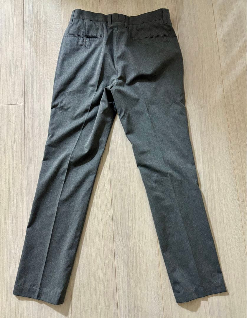 バーンストーマー　1001P ノープリーツドレスチノ　グレー　Lサイズ