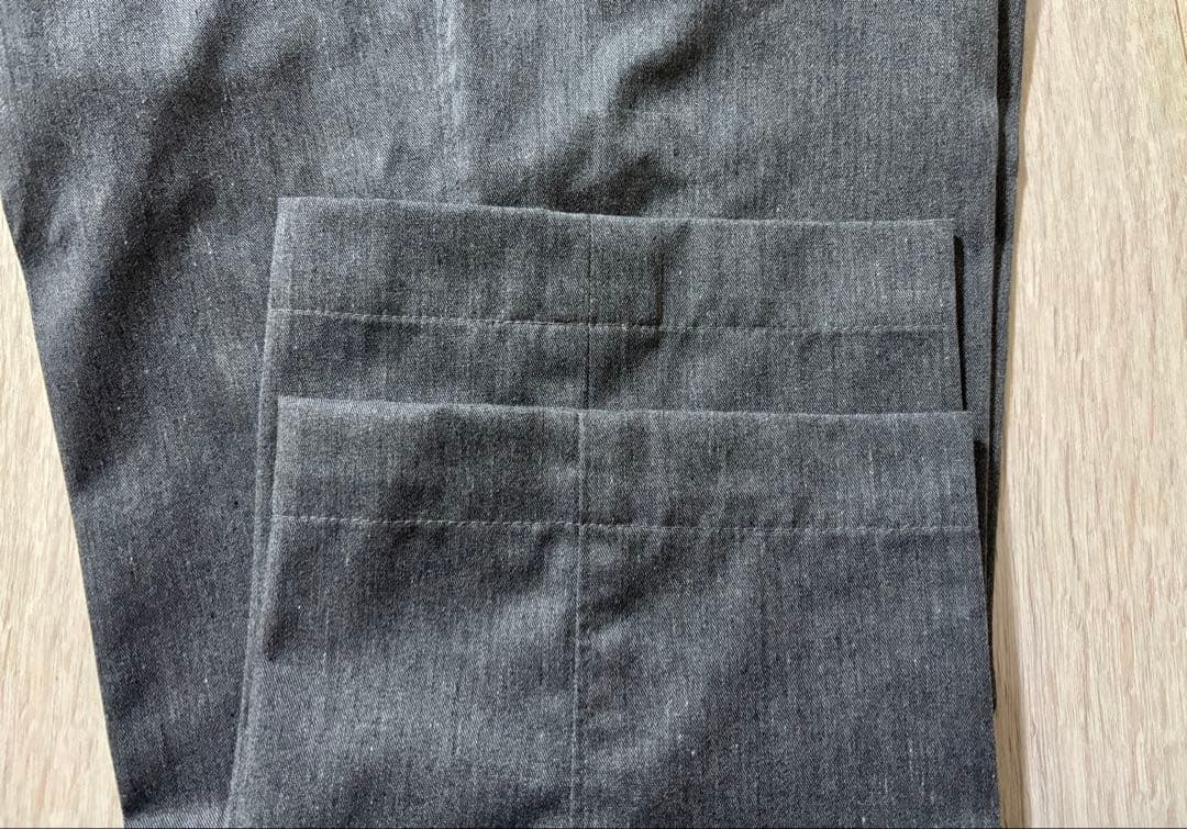 バーンストーマー　1001P ノープリーツドレスチノ　グレー　Lサイズ