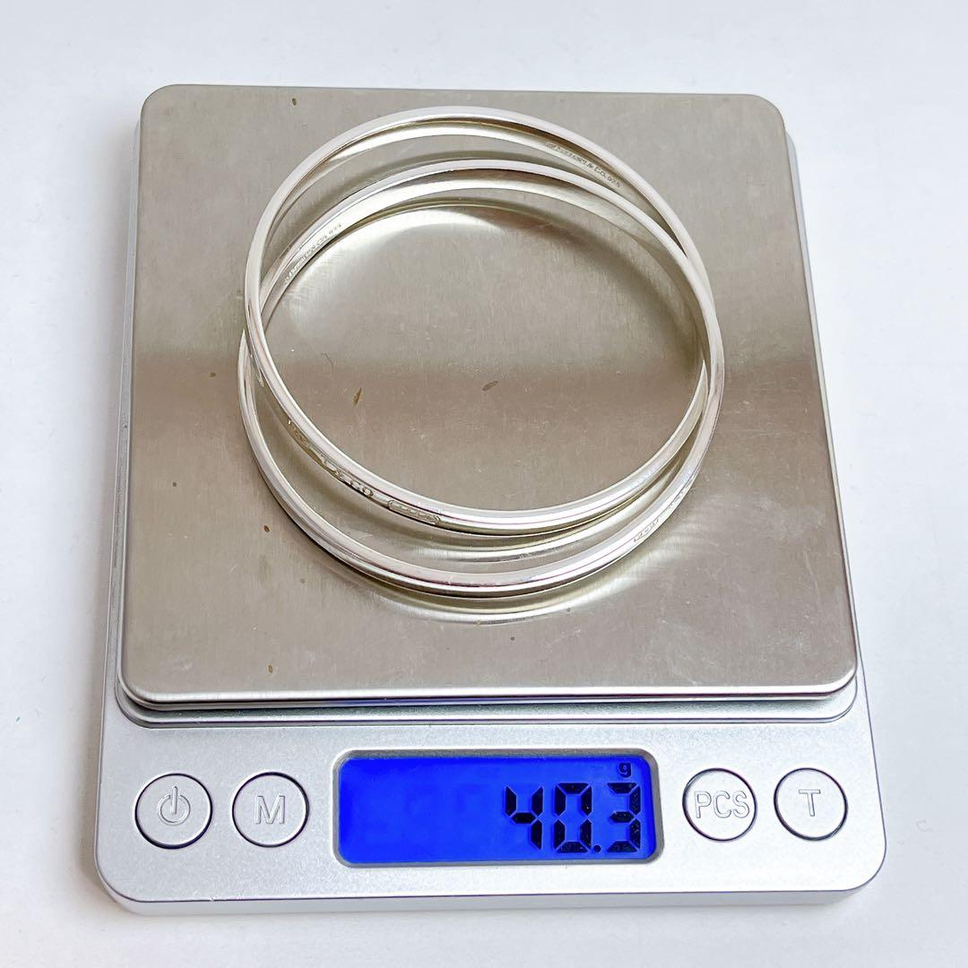 ティファニー　1837 インターロッキング　ダブルサークル　バングル　925