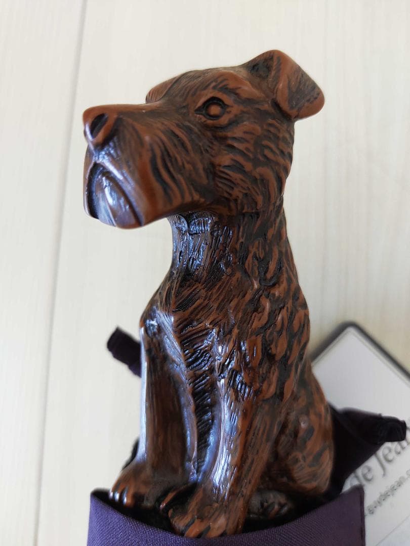 新：Guy de jean 折畳み傘 雨/日兼用：スコッティ（ベージュフォンセ）