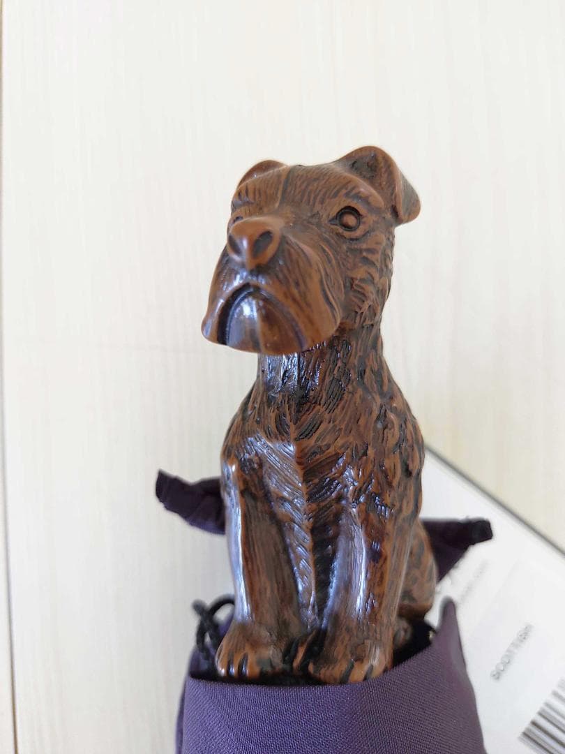 新：Guy de jean 折畳み傘 雨/日兼用：スコッティ（ベージュフォンセ）