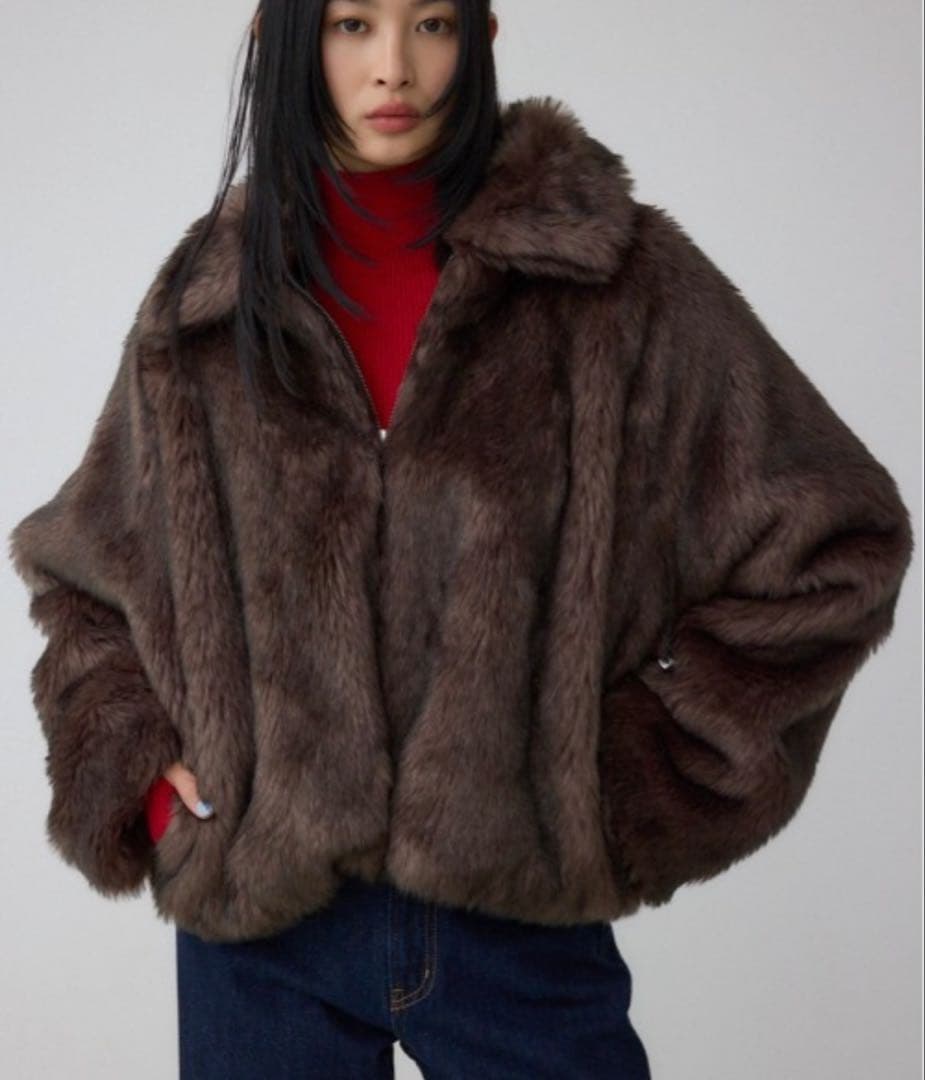 AZUL by moussy ファージャケット