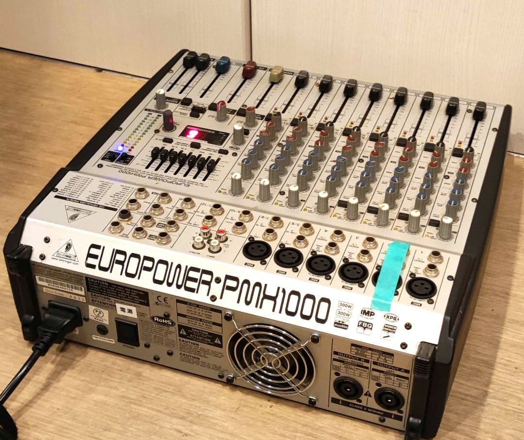 【ジャンク】ＢＥＨＲＩＮＧＥＲ　PMH1000パワードミキサー