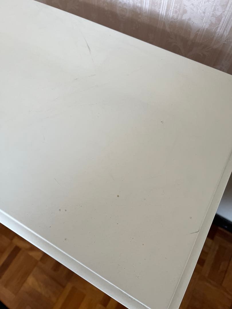 ホワイト5段チェスト リボン取っ手