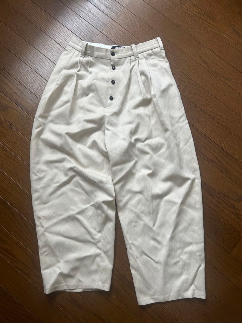 JACQUEMUS ベージュ Fernando Pants 46 スラックス