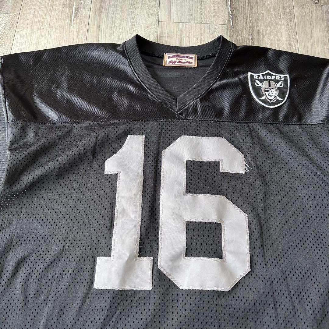 Jeff Hamilton RAIDERS ゲームシャツ 黒 2XL ワッペン