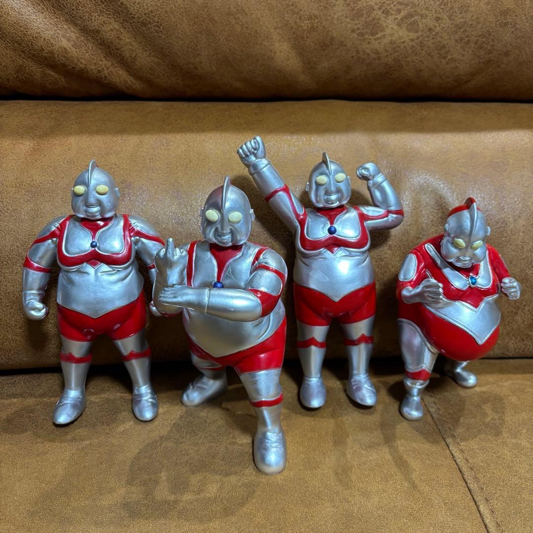 M*パ様 デブトラマン　4体　ウルトラマン　フィギュア