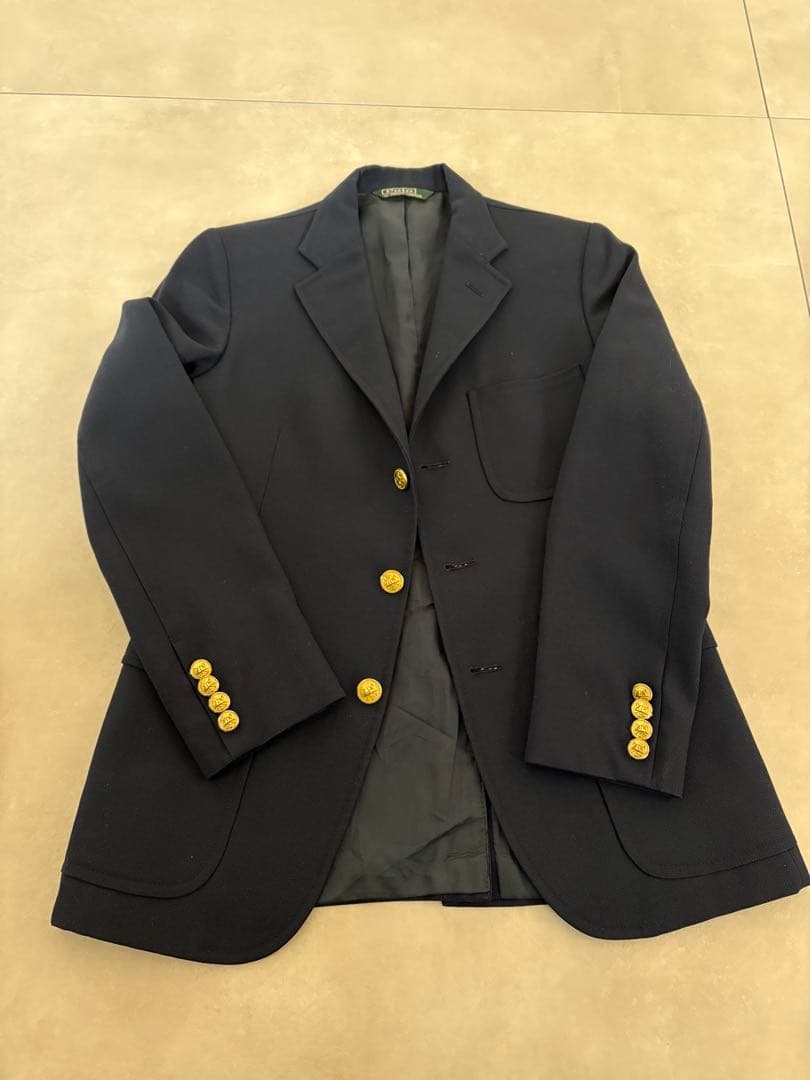 Polo by Ralph Lauren 紺ブレ 金ボタン USA製ネイビー　S