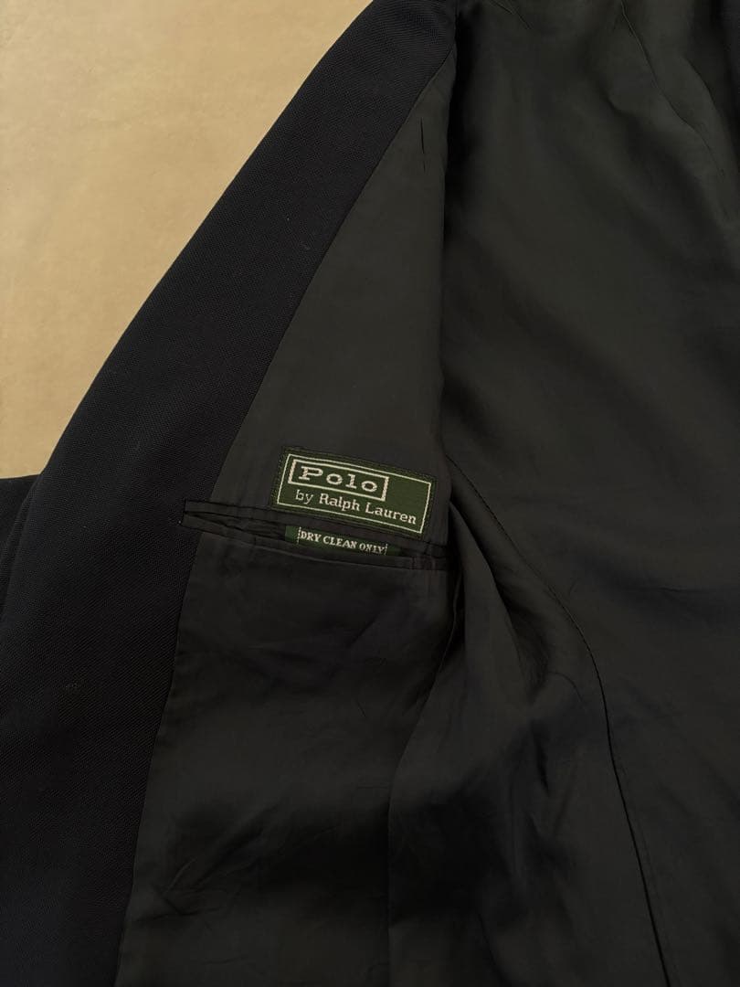 Polo by Ralph Lauren 紺ブレ 金ボタン USA製ネイビー　S