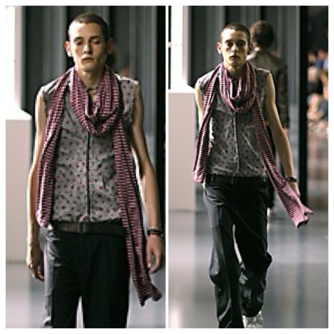 Dior homme 05ss beck期 ボーダーロングストール アーカイブ