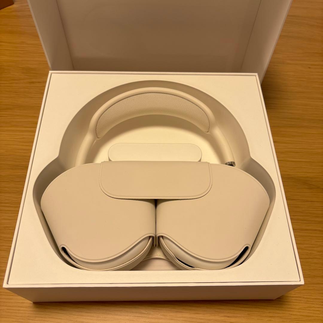 AirPods Max スターライト　シルバー 本体 元箱付き