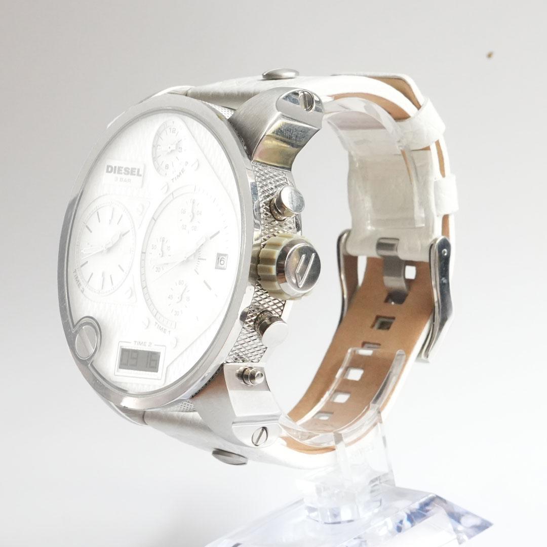 DIESEL ディーゼル DZ7194 シルバー 腕時計 TRIPLETIME