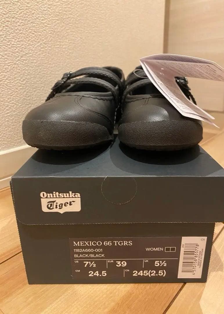 オニツカタイガー メキシコ66 TGRS バレエ シューズ ブラック