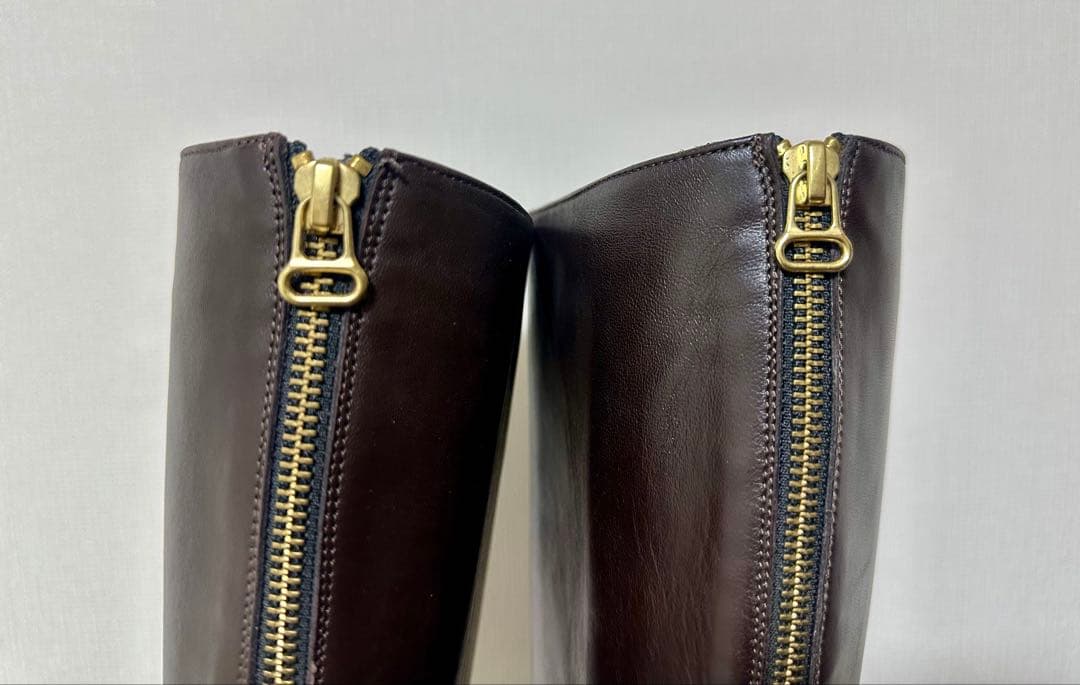 【美品/MARNI】ジップアップロングブーツ 38（24.5〜25cm）