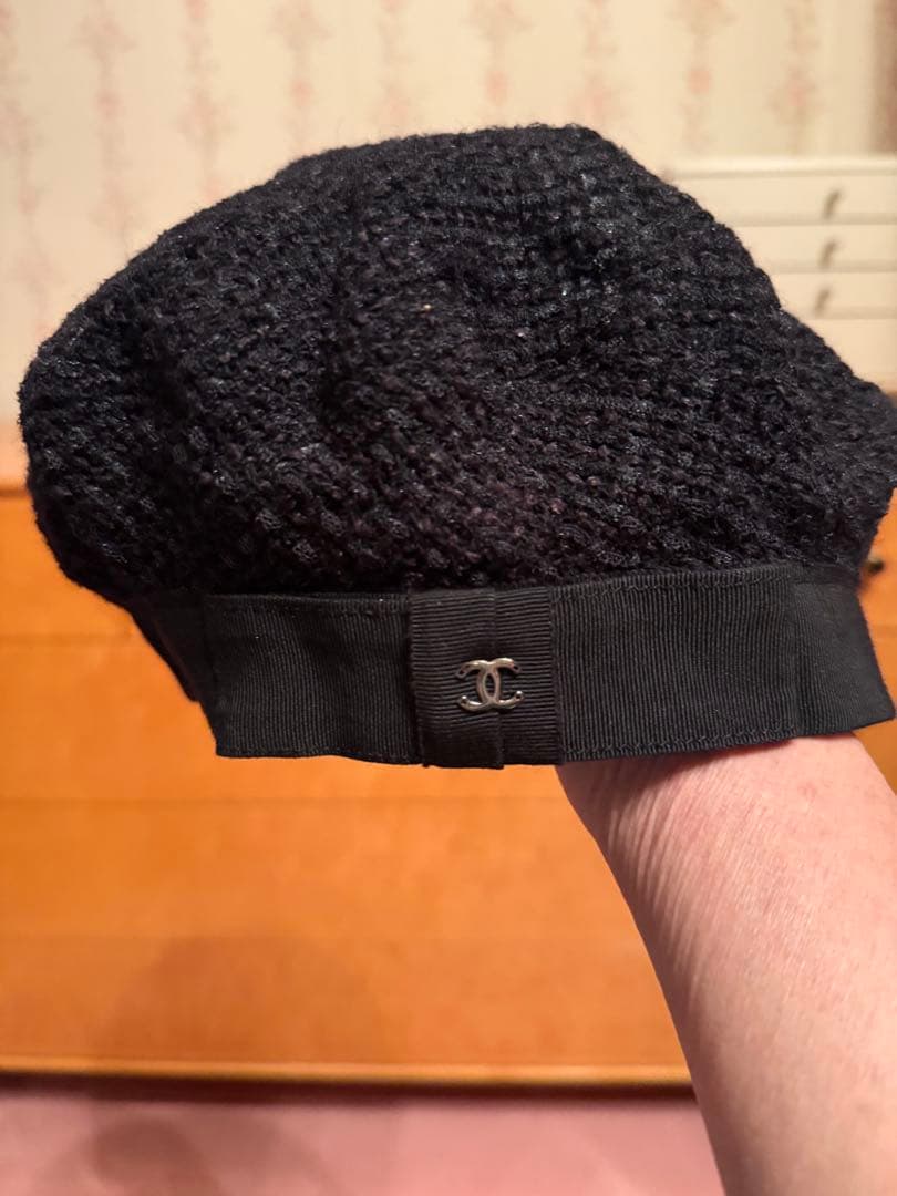 専用　1点もの　美品　CHANEL ツイード ベレー帽