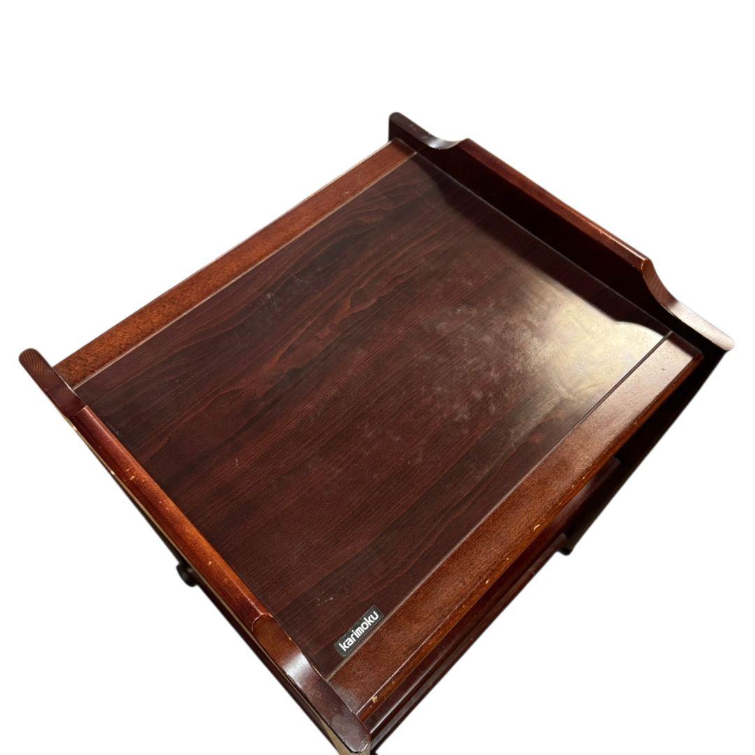 【希少】 カリモク karimoku キッチンワゴン レトロ アンティーク