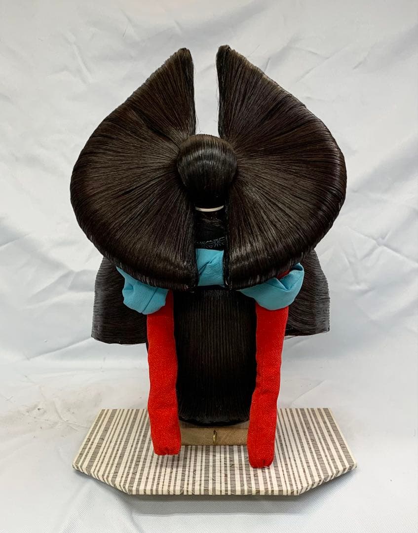 日本髪かつら　大衆演劇かつら　花魁　辰巳9号(大サイズ)自然色 かのこ髷飾り付き