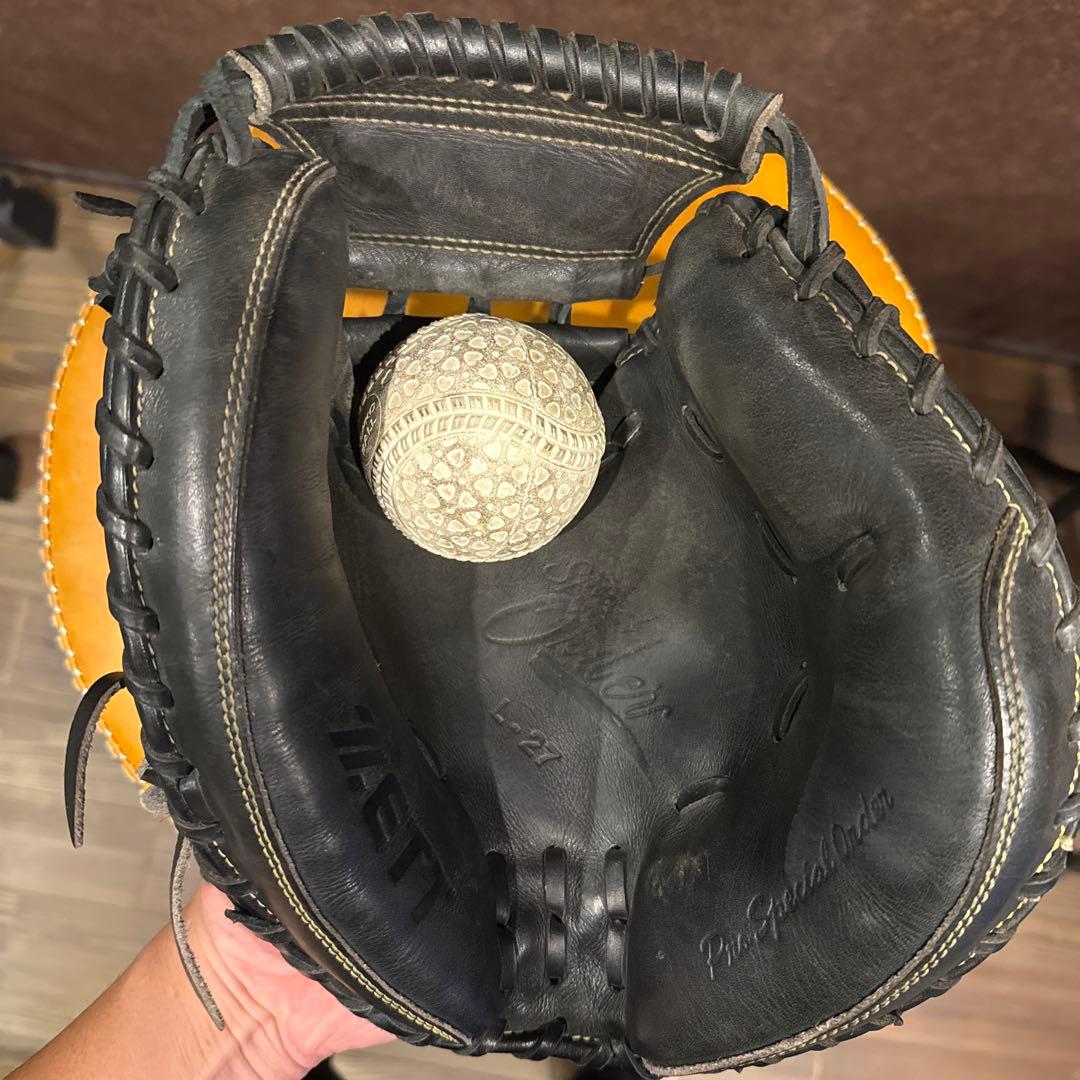 ZETT 復刻版 伊東勤モデル　軟式キャッチャーミット