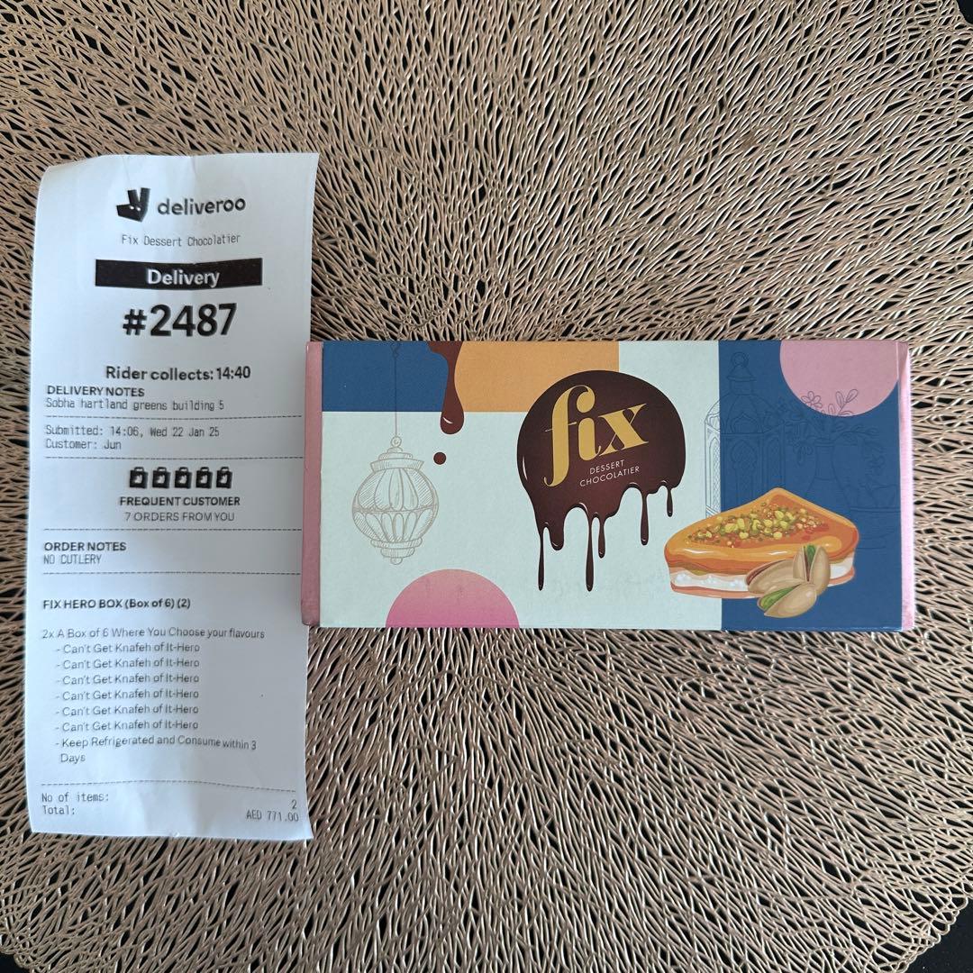 Fix Dessert Chocolatier 2枚　在庫少なくってきました