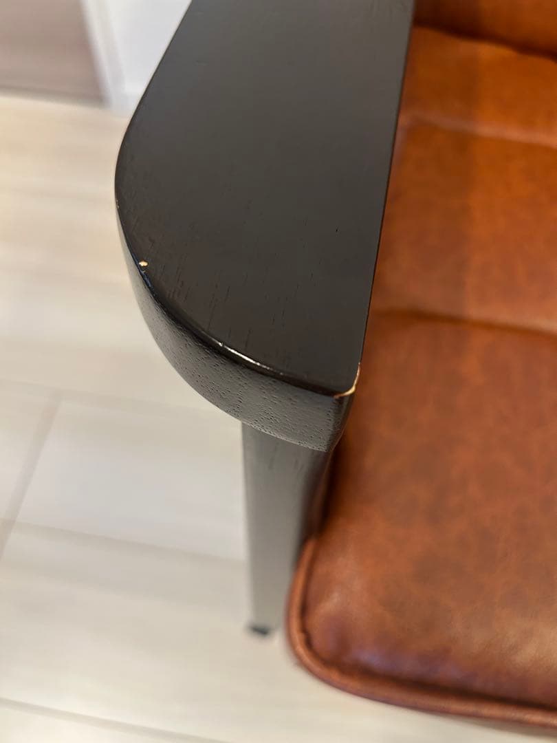 h2ddes 【送料込み】2人掛け ソファー 合皮 レザー調 ブラウン