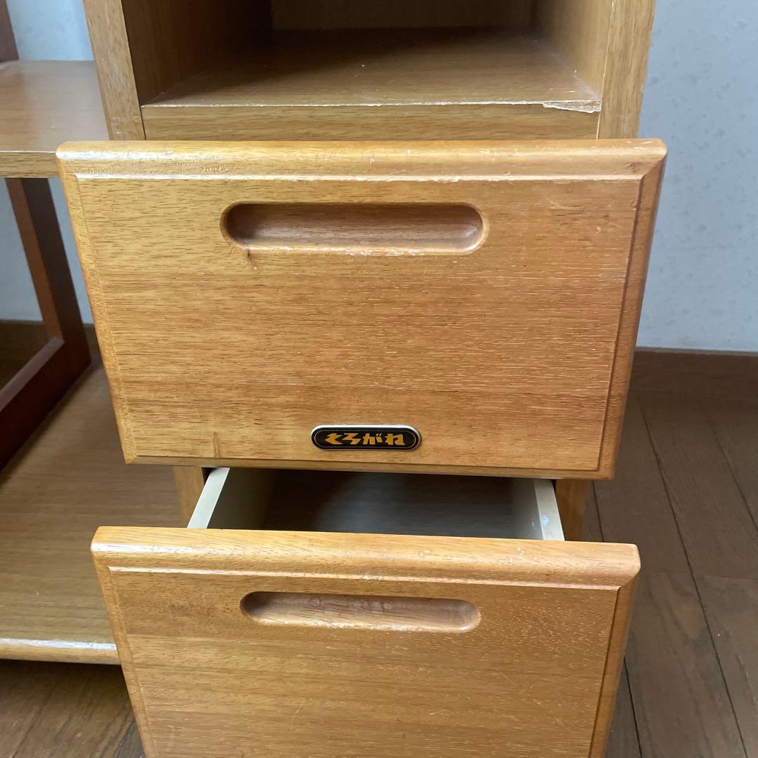 ナチュラルウッド ハンガーラック