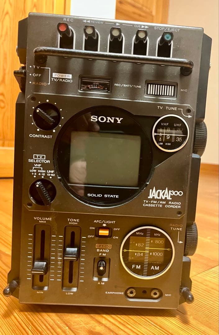 動作確認済　美品！ソニー　ジャッカル　300 ラジオ、テレビ、カセットプレイヤー