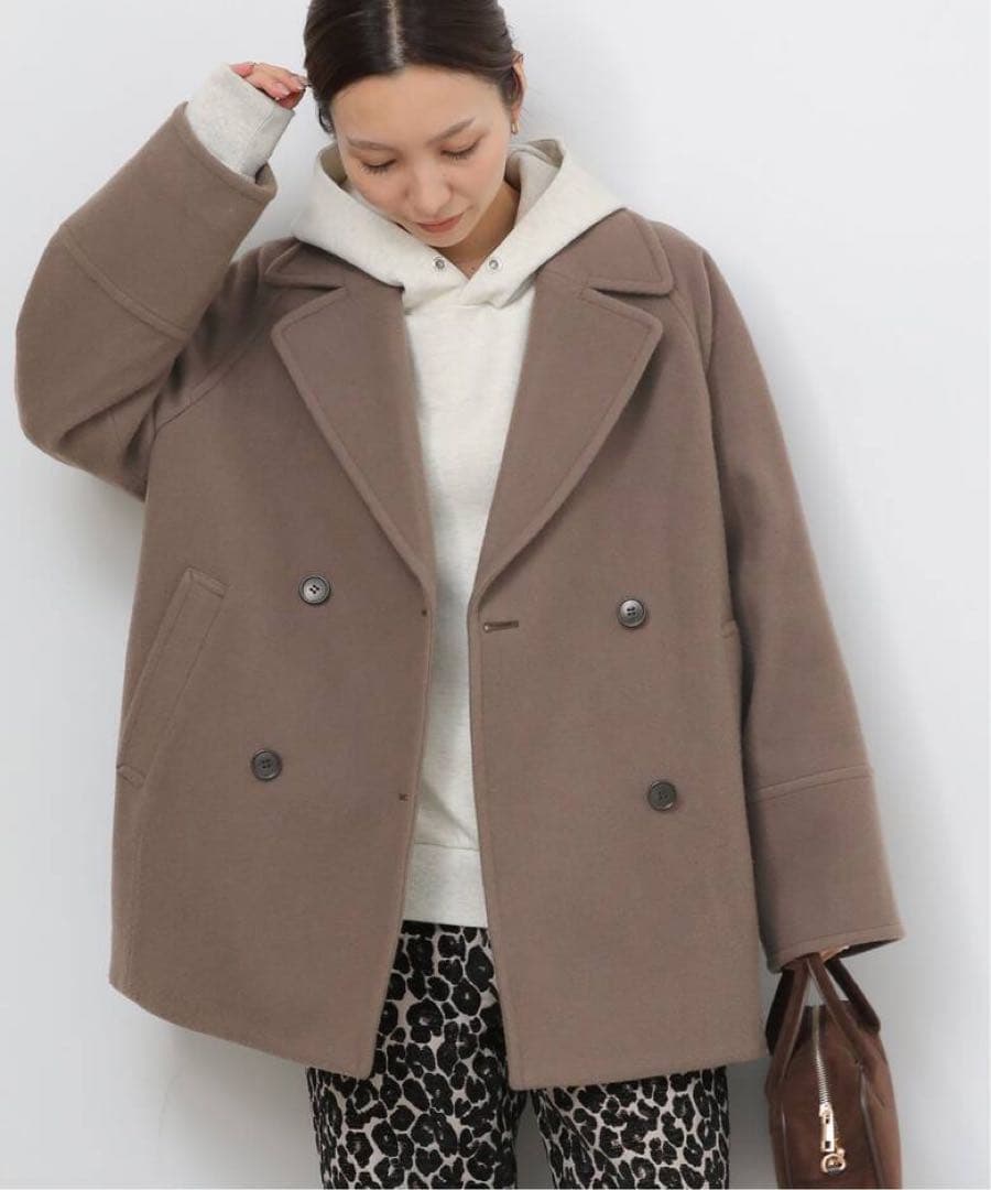 ジャーナルスタンダードレリューム 尾州ウールスーパー100モッサPコート　38