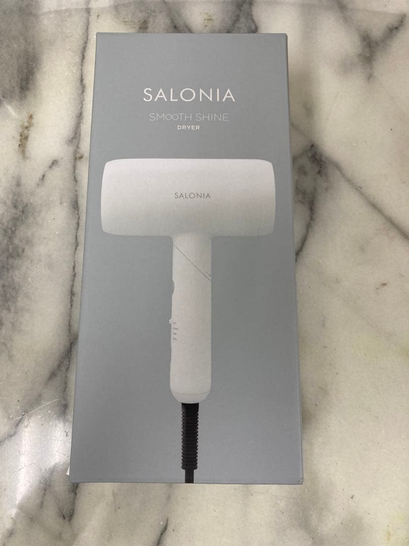 新品　SALONIA サロニア　スムースシャインドライヤー ホワイト　M408