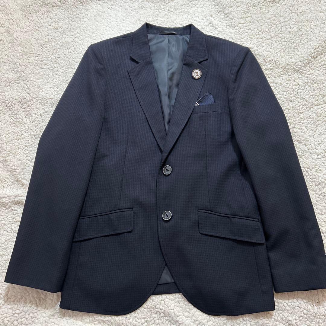 美品ヒロミチナカノ160 男の子　スーツ6点セット　卒業　フォーマル